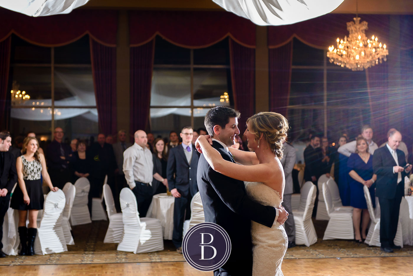 first dance bride and groom at Marlborough Hotel