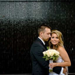 Winnipeg wedding bride groom portrait