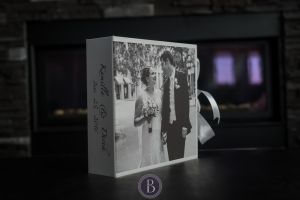 handcrafted wedding album box