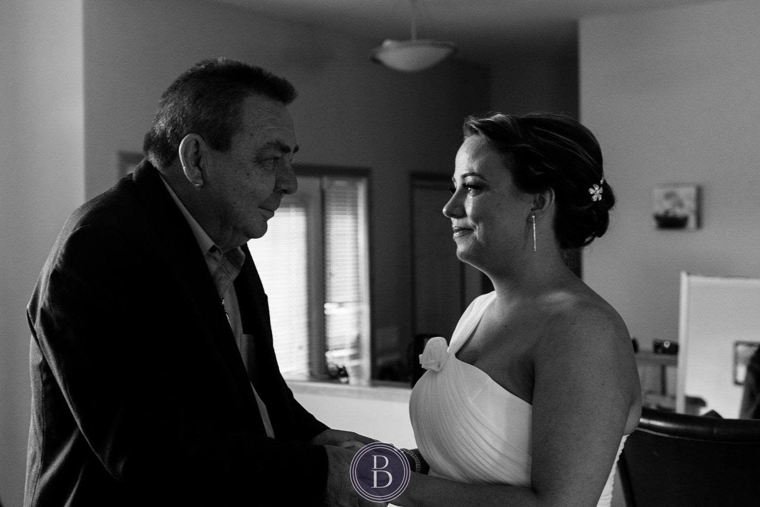 Beausejour Manitoba Wedding father and her daughter