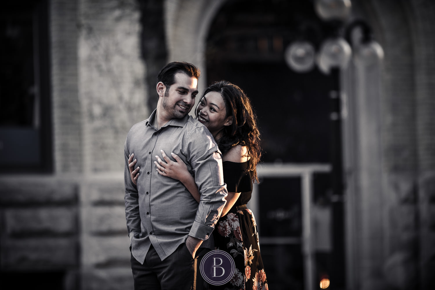 Romantic Engagement Session couple in love