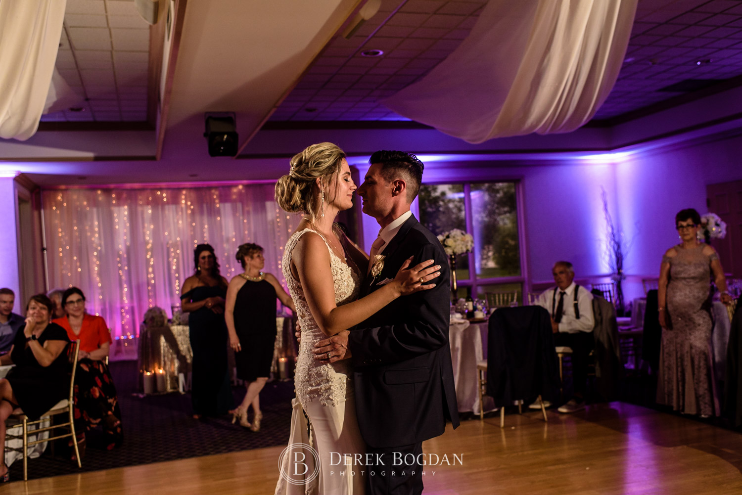 first dance Bel Acres Golf Country wedding reception Bel Acres Golf and Country Club Wedding