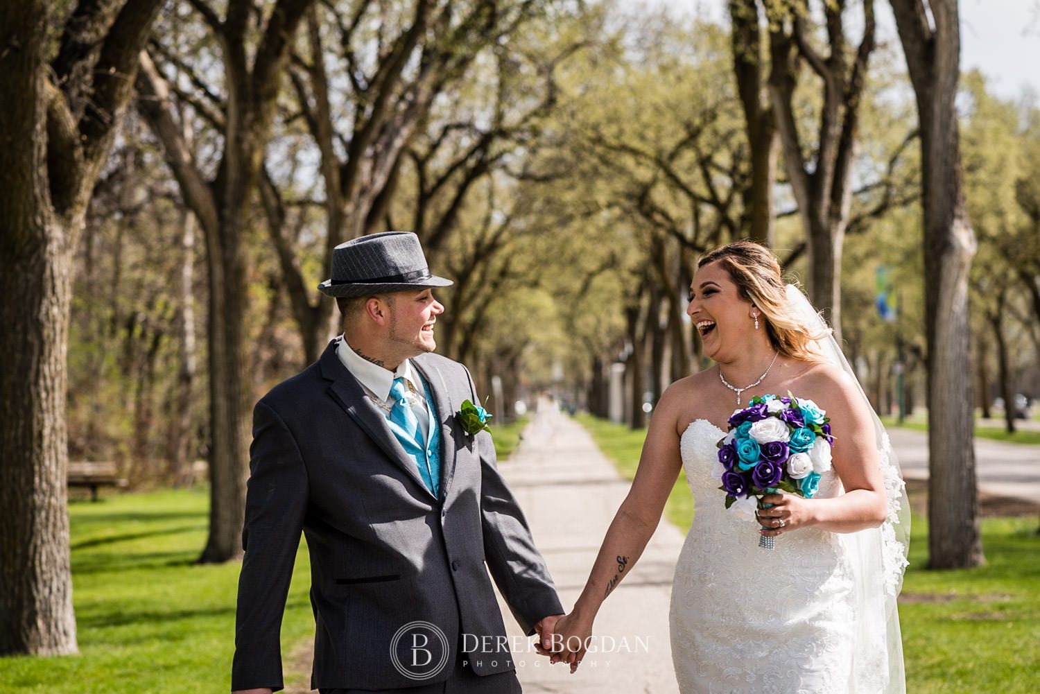 Winnipeg wedding portrait Assiniboine Park