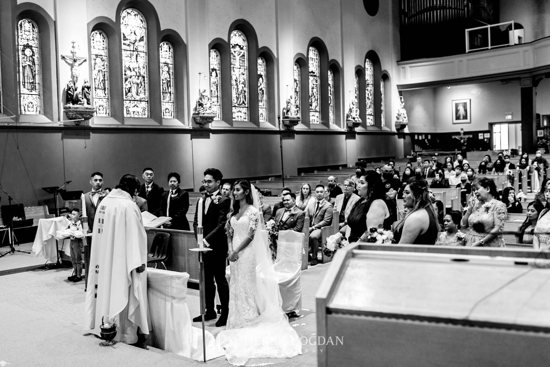 Winnipeg catholic wedding church ceremony, St. Edward the Confessor Church